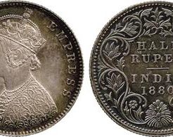 ビクトリアのルピー銀貨