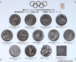 歴代オリンピック大会公式参加記念銀メダル
