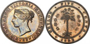 英領セイロンのビクトリア セント銀貨について | 古銭の森