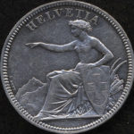 1855年射撃祭銀貨