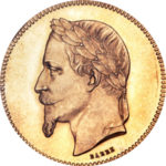 ナポレオン3世5ドル(25フラン)試鋳金貨
