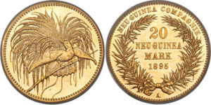 1895年極楽鳥20マルク金貨