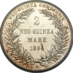 1894年極楽鳥2マルク銀貨