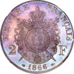 ナポレオン2フラン銀貨