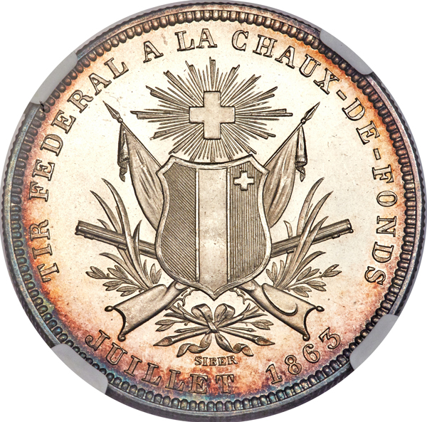 1863射撃祭銀貨