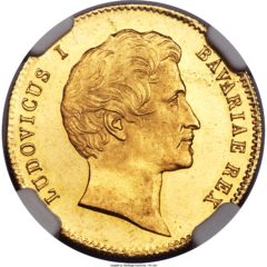 1842年1846年ルートヴィヒ1世都市景観ダカット金貨